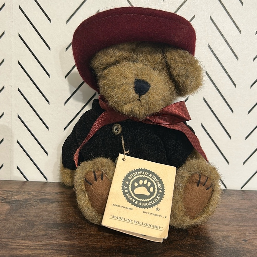 Boyds Bear Madeline Willoughby 10" Plush 918333 1999 Retired Anniversary Stuffed